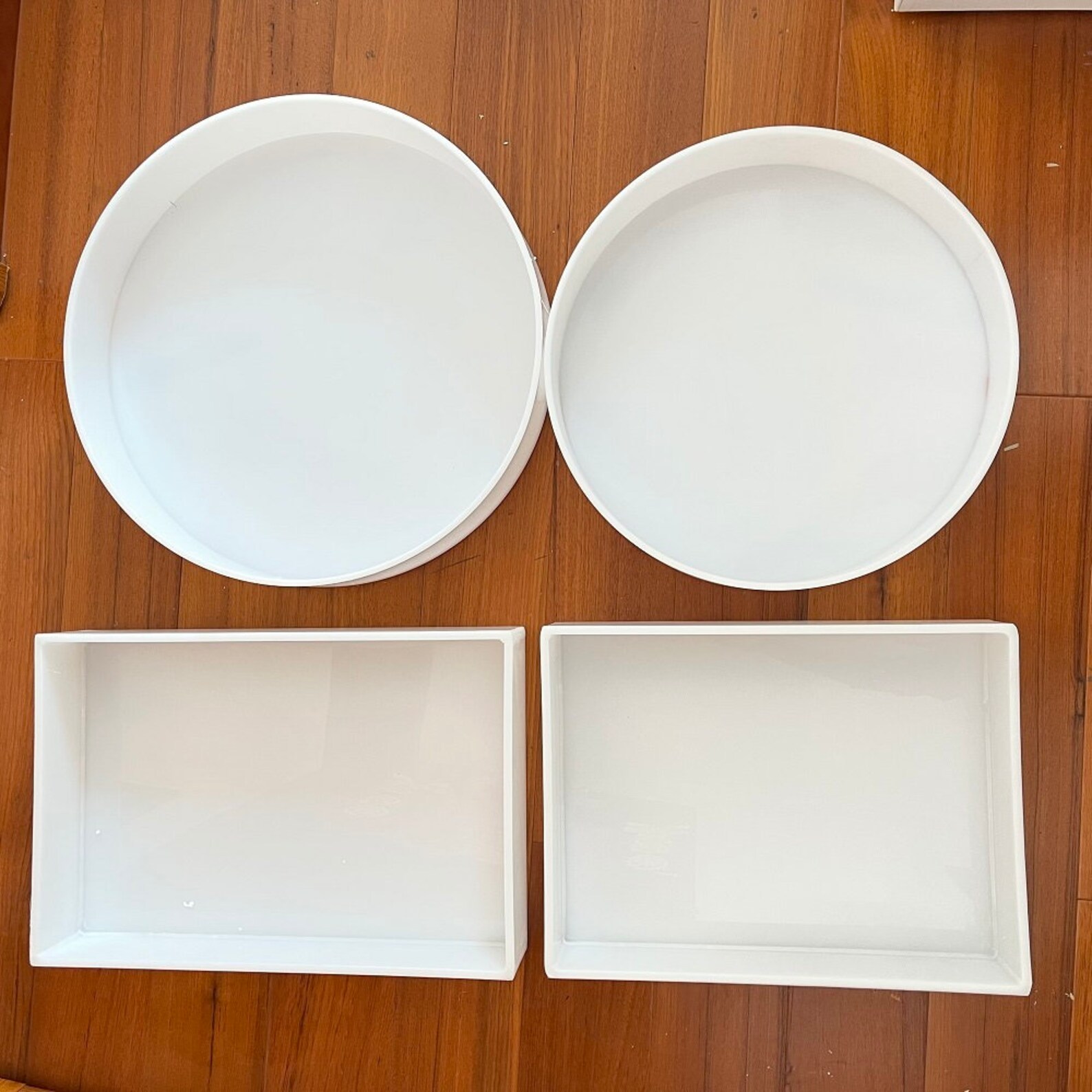 Custom Round 12 to 36 Inch NOSEAL Epoxy Resin Reusable Form HDPE Forms