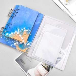 A5 A6 A7 Notebook Cover Resin Mold Journal cover mold Silicone Molds Epoxy Resin Craft Molds Craft Moulds, DIY Notebook Replace Paper