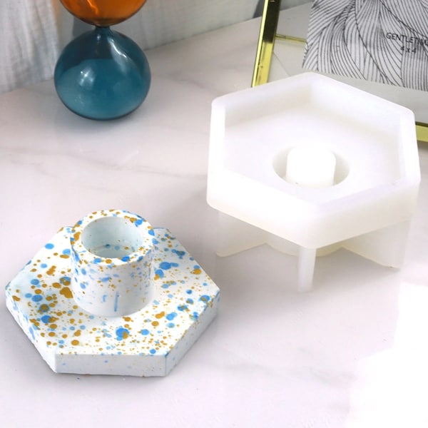 Resin Candle Holder Mold Etsy