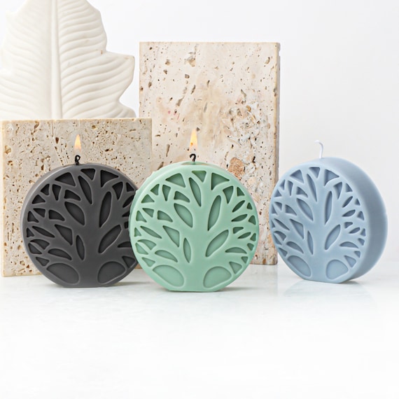 Life tree Candle Craft molds, DIY Handmade Candle making Soap Making Mold ,Resin Plaster Cement Concrete Home decor Molds