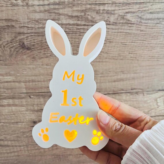 Stampo In Silicone Per Coniglietti Pasquali - 3D, Per Candele, Gesso, Resina E DIY