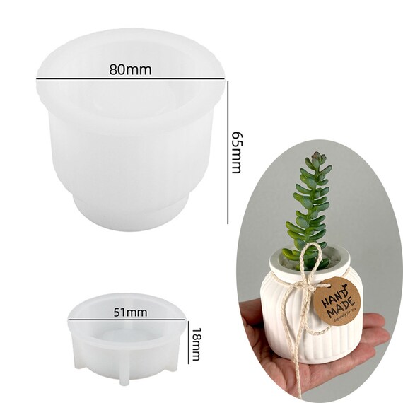 Stampo in silicone per vaso di cactus fai da te casa giardino