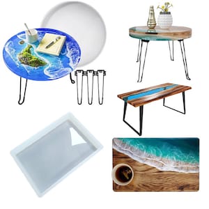 24 inch 20&quot; 18“ 12 inch Resin mold, DIY resin form Large epoxy molds, resin river coffee table cutting board reusable silicone moulds