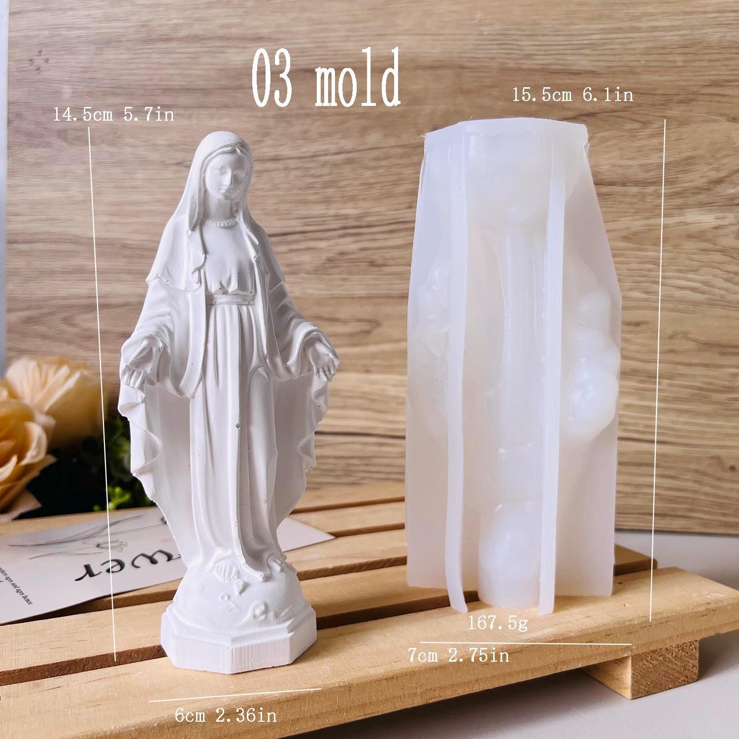Stampo in silicone per angeli, stampo in silicone per candele, angelo, artigianato, creazione di stampi in gesso, resina, cemento, statua di angelo. - Italia Stampo in silicone per angeli, stampo in silicone per candele, angelo, artigianato, creazione di stampi in gesso, resina, cemento, statua di angelo. - Italia
