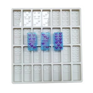 New Standard Africa Map Domino Mold Resin Mold Domino, Domino Mold Silicone Double 6 Domino , DIY Molds For Resin  Domino Game Mold