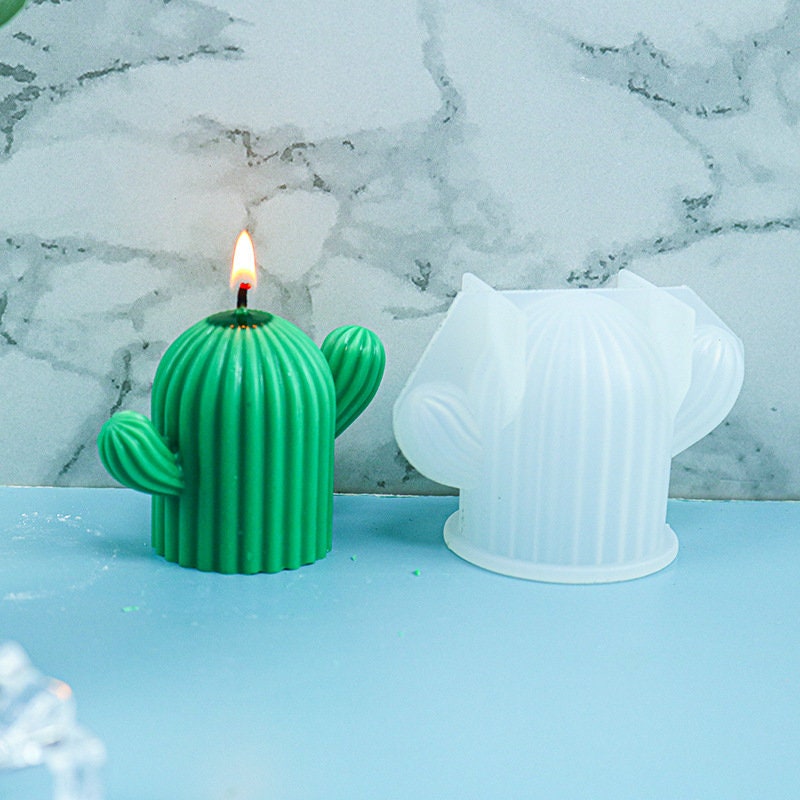 Mini moule de cactus plâtre Decora moule bougie moule bougie fabrication de moule arôme bougie moule bougie bougie bricolage moules moules artisanaux