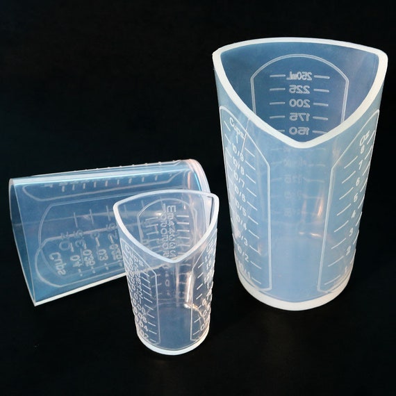 Maatbeker 250 Ml Siliconen Bekers Voor Epoxyhars Siliconen Maatbeker Voor Hars, 100 Ml, Epoxyhars, Accessoires, Beker, Anti-aanbak-mengbeker, Gereedschapsset, Doe -het-zelfhars, Kleefgereedschap Met Mengstaaf En Pipet Voor Doe-het-zelf Harsgieten (28