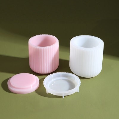 Large 4pc Resin Cup / Flower Pot / Trinket / Ash Tray Silicone