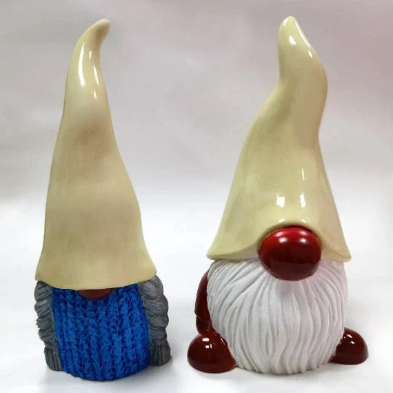 3 Sizes Gnome Molds Concrete Plaster Resin Molds Silicone Etsy