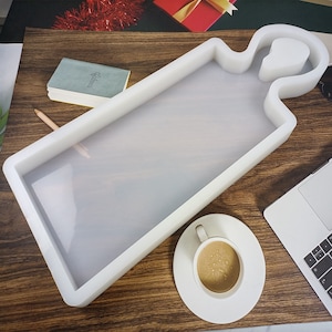 6 Styles Rectangle Cutting Board Mold with Handle -DIY Reusable Epoxy Resin Form Tray River Kitchen board Charcuterie Board Silicone Mould