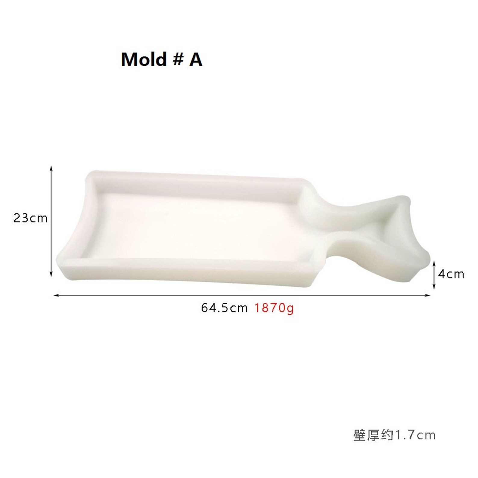 Rectangle Resin Cutting Board Mold reusable NOSEAL Epoxy Etsy