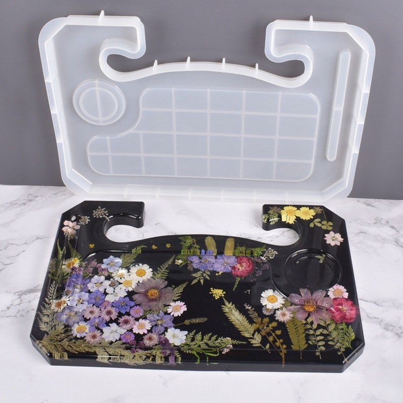 Car Steering Wheel Tray Table Mold Portable Table Silicone Etsy