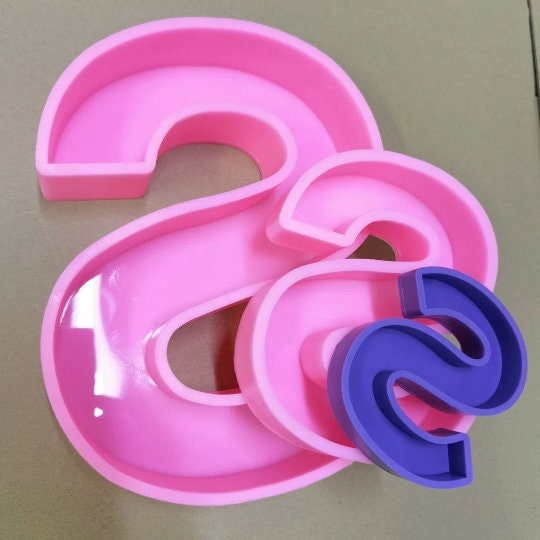 Jumbo 10 Inch 6 4'' Inch Letter Number Resin Mold Large Letters Silicone  Mold,26 Capital English Alphabet Mold Concrete Plaster Letter Mold 