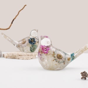 Hars 3D-vogel siliconen mal Dier geurkaars mal vogeltje Beton mallen epoxyhars