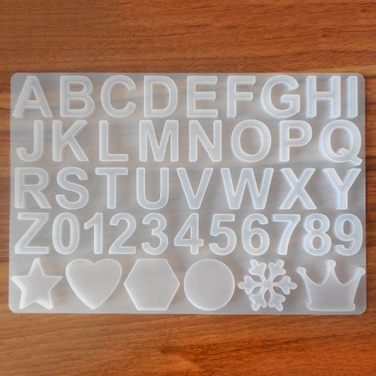 Small DIY Silicone Resin Mold For Letters Letter Mold Alphabet & Number  Silicone Molds Number Alphabet  Jewelry Keychain Casting Mold From  Hc_network, $4.39