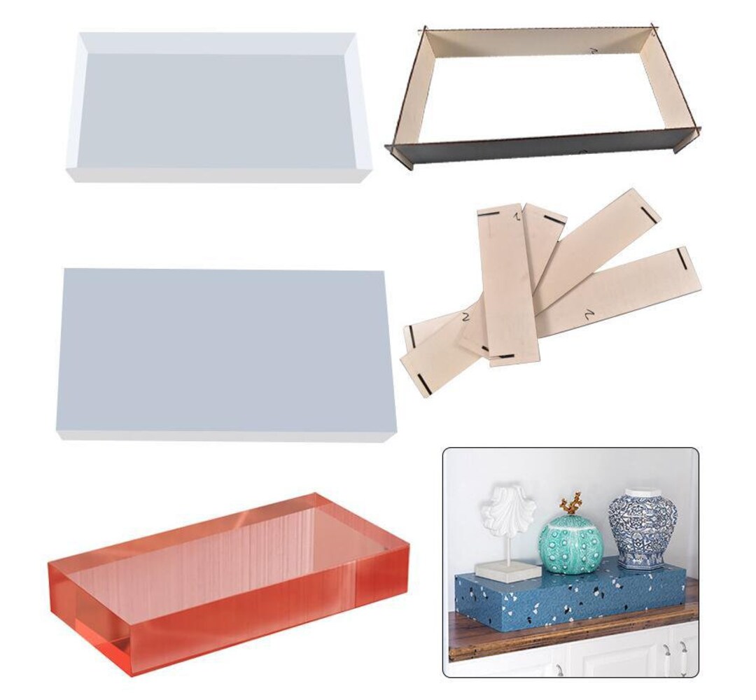 24 X 12 Inch Reusable NOSEAL Epoxy Resin Silicone Mold , Reusable Form