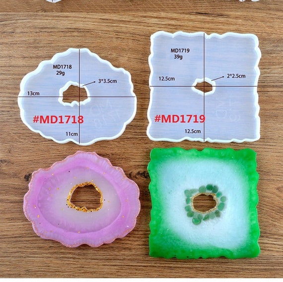 Moule De Dessous De Verre En Résine époxy, Irrégulier, En Silicone, Pour Café, Plateau, Pour Bricolage, Tasse De Verre De Vin, Tapis, Décoration De Maison, Artisanat De Fabrication