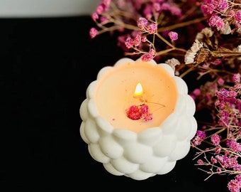 Concrete Candle Jar Silicone Molds Resin Tealight Candle Holder Mini Planter Candle jar Molds DIY Mini Cement Plaster Jesmonite Moulds