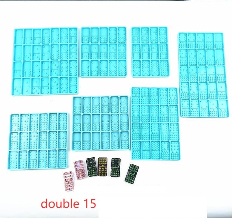 Domino Molds For Resin Casting, Resin Domino Silicone Molds Set 28 Cavities  Standard Size, Silicone Dominos Molds For Epoxy Resin, Epoxy Resin Molds -  Temu