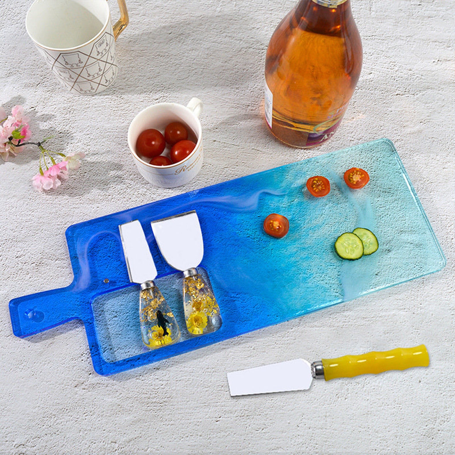 Epoxy Resin Cutting Board Mold Serving Board Kitchen Board Etsy