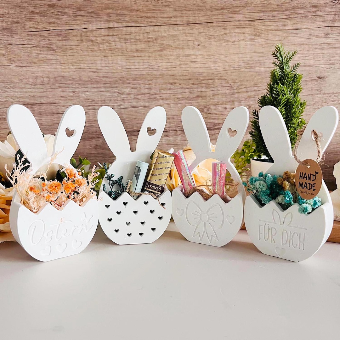 Silicone Mold for EGG Rabbit Storage Box Chocolate Holder Mold Rabbit ...