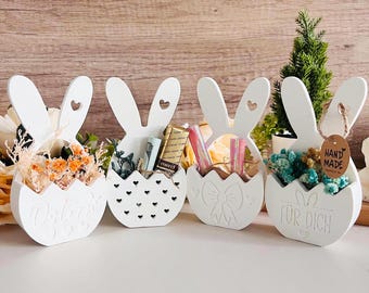 Moule en silicone pour oeuf de lapin, boîte de rangement, moule porte-chocolat, oeuf de lapin, vase, terrazzo, bijoux en résine, moules d&#39;oeufs de Pâques, moules de lapin