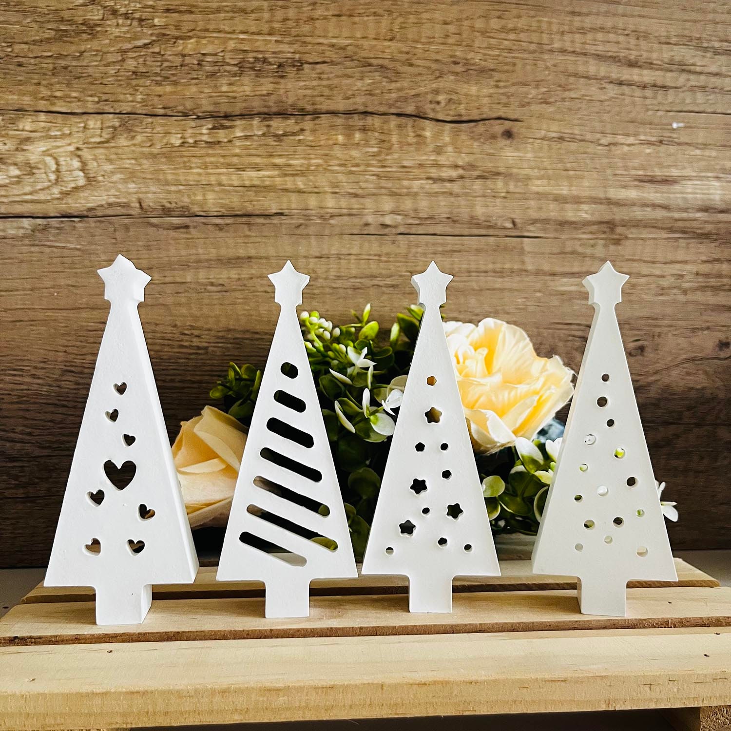Moule Silicone étoiles De Noël Pour Résine époxy - Kit Avec Cordon - Pour Pendentifs, Décorations DIY