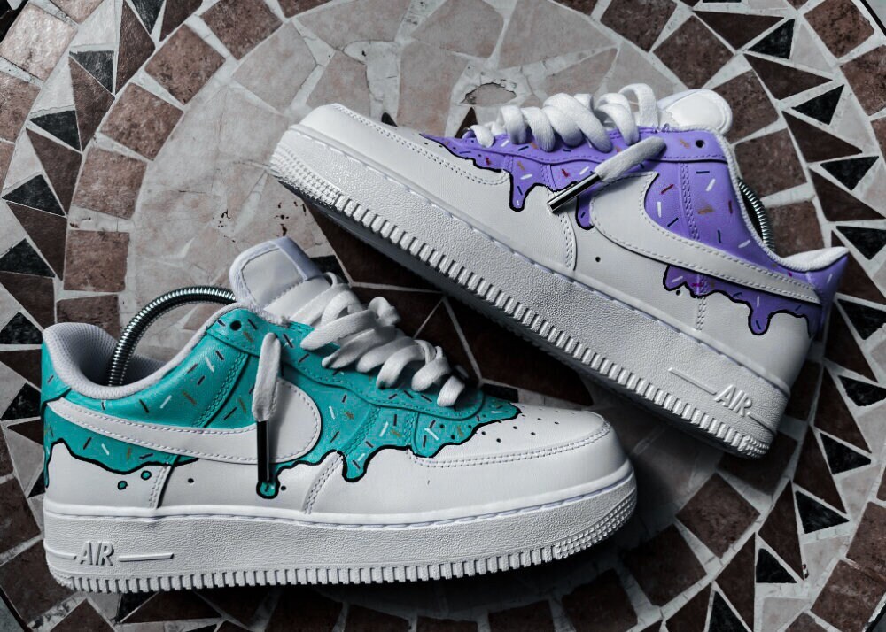 donut drip air force 1