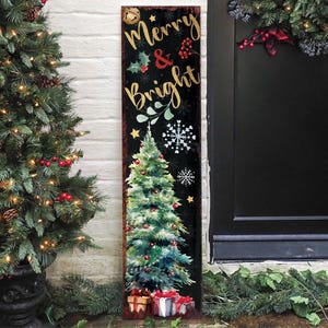 36in Merry Bright Christmas Porch Sign Front Porch Christmas Welcome Il 300x300.6160452512 7y0w