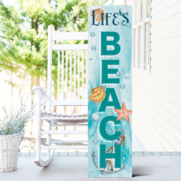 Wooden Beach Signs Etsy