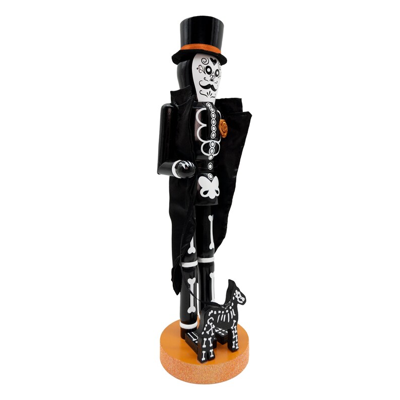 Halloween Nutcracker Handpainted Day of the Dead Skeleton Etsy