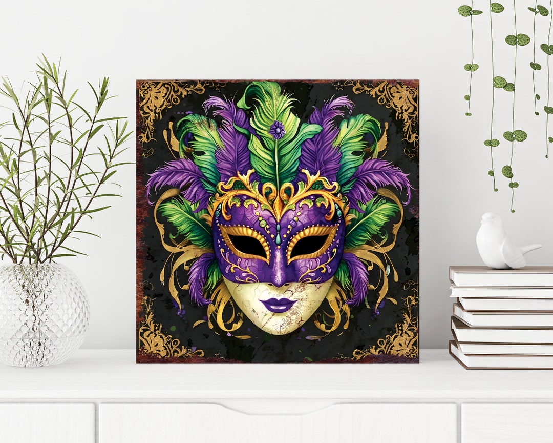 mardi gras wall decorations
