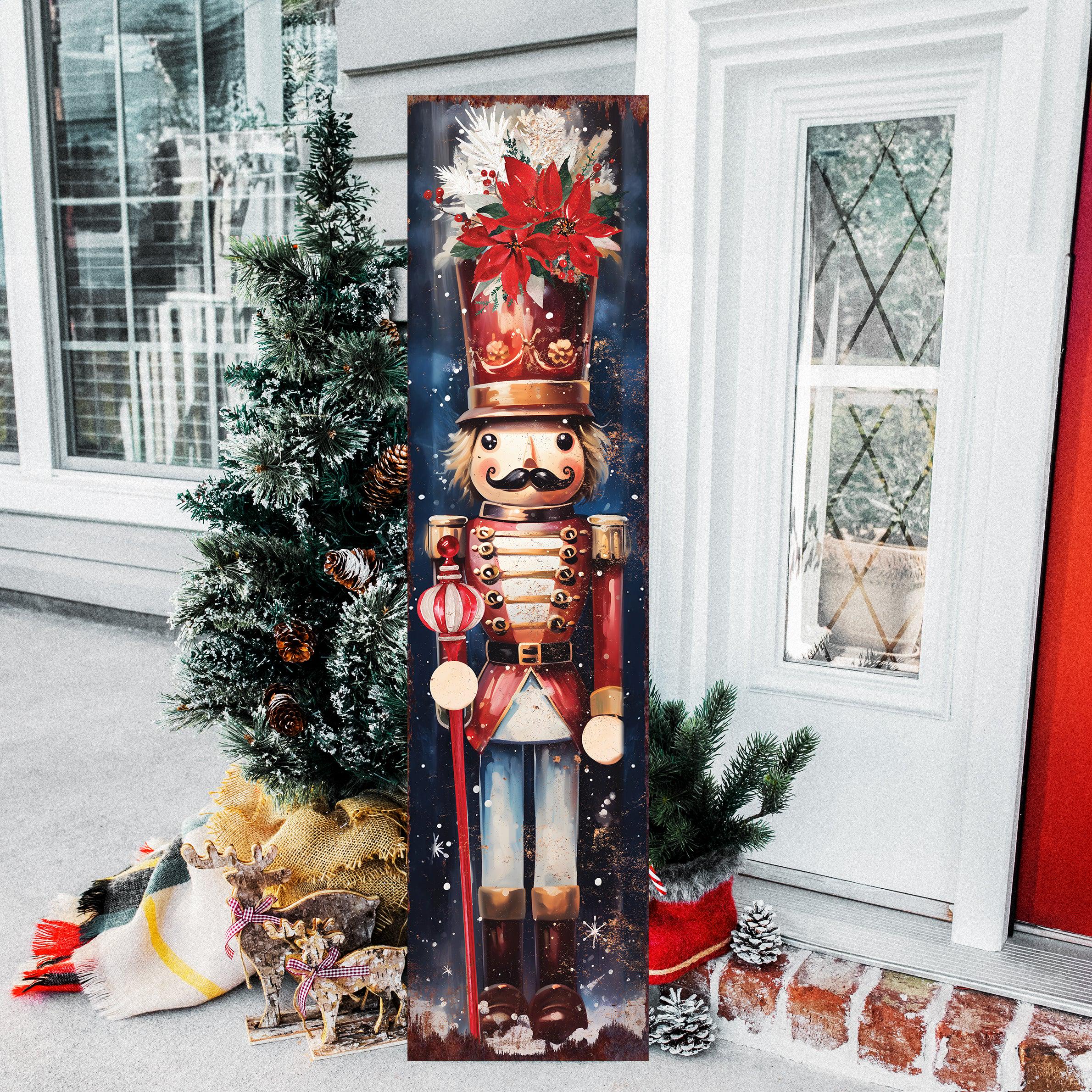 Home Accents 36-inch Standing Nutcracker Christmas Decoration | The