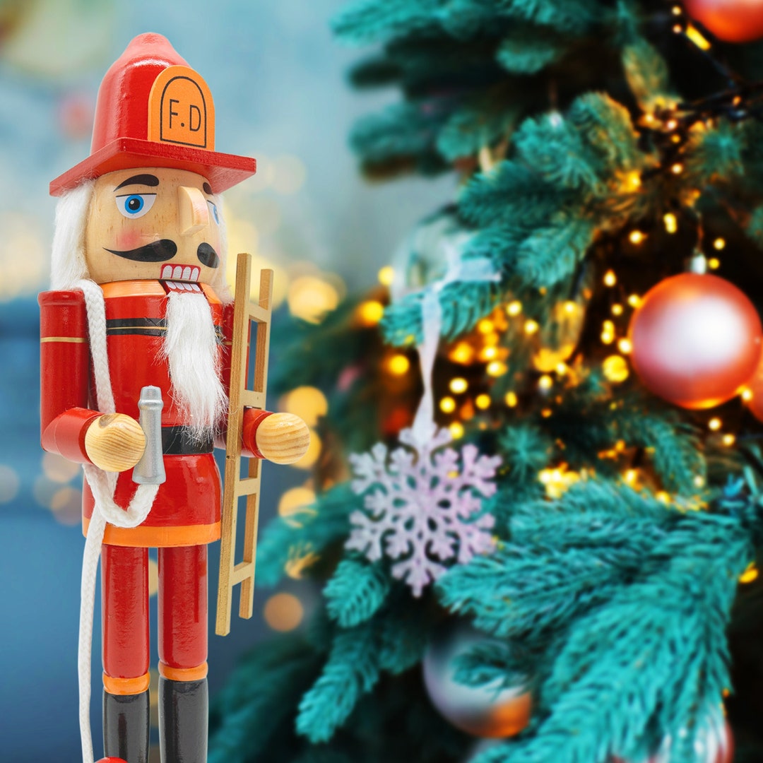 14inch Wooden Nutcrackers Christmas Decoration Figures Home Décor
