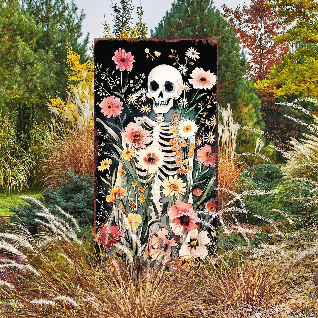 Sawysine 3 Pieces Halloween Fence Peeker Decoration Scary Peeper Halloween Outdoor Garden Yard Decor For Home Patio Holiday Party Lawn Garden Fence Pathway Decorations(Skeleton