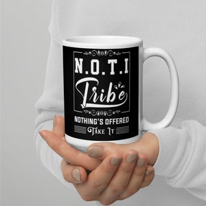 Nichts wird angeboten, Take It Kaffeetasse |  Inspirierender Spruch Kaffeetasse |  | Motivierende Kaffeetasse | Geburtstagsgeschenk | Für Ihn für Sie
