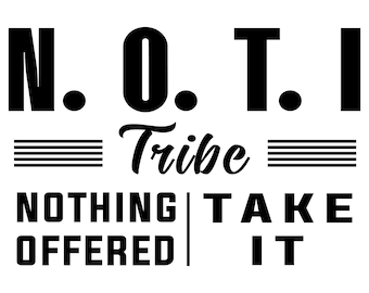 Stickers Inspirational Quotes | Motivational Decals | Bubble Free Stickers | Nothing's Offered Take It
