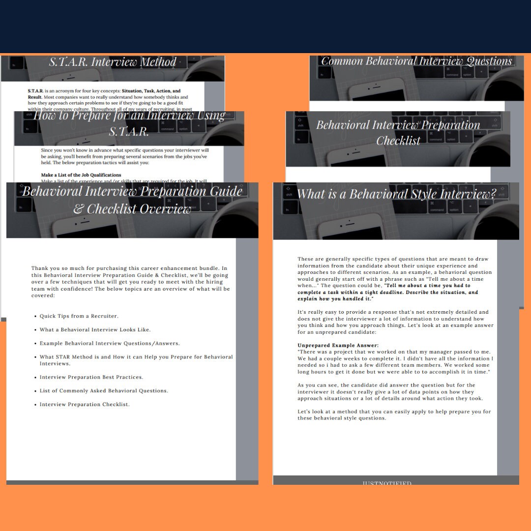 Behavior Interview Prep Behavioral Interview Preparation Guide & Checklist | FAANG Interview ...