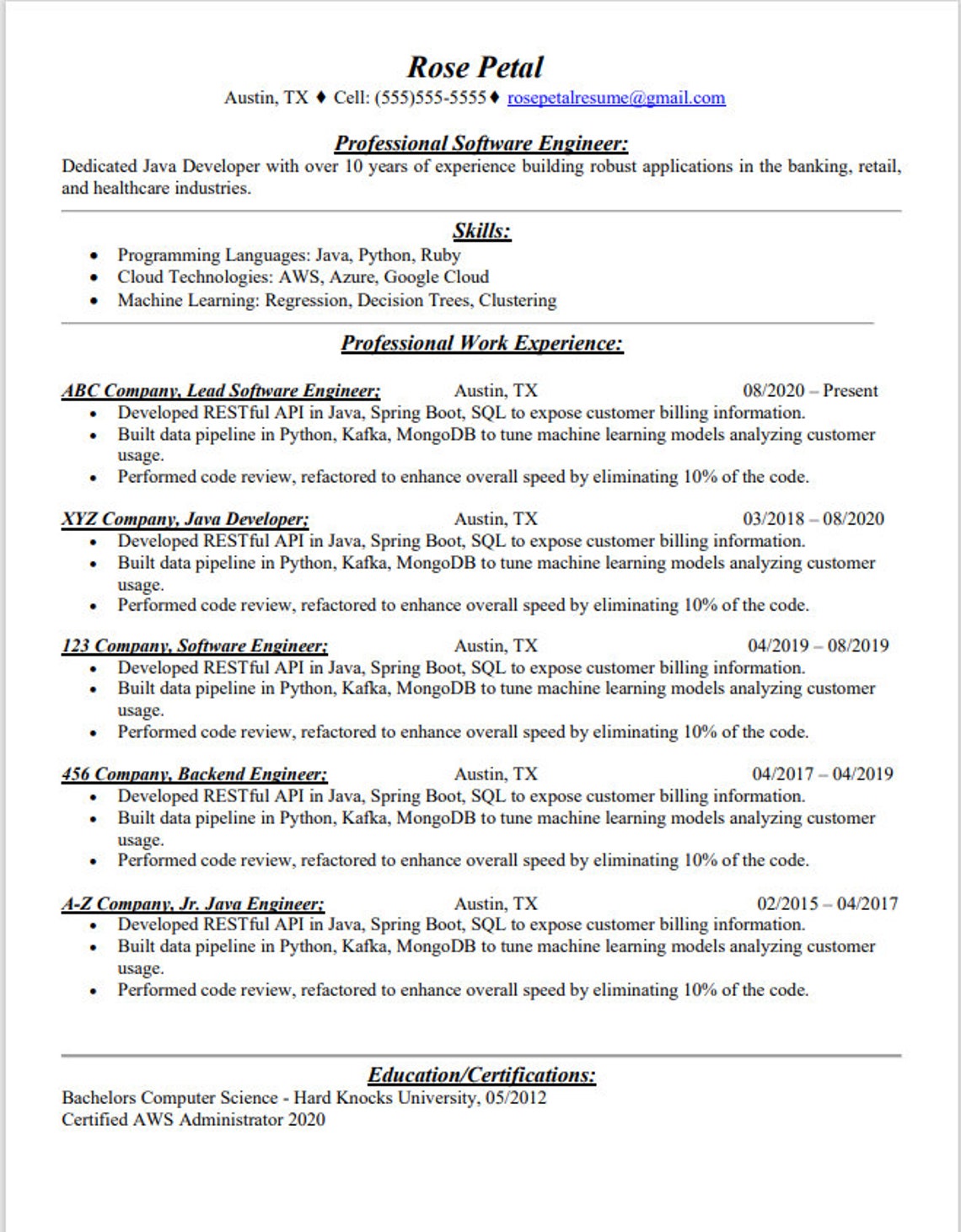 Technical Resume Guide amp Editable - Il 1140xN.3815739277 Fls5 