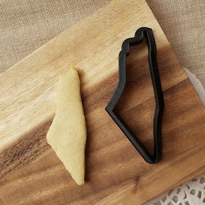 3D Personalized Map Cookie Cutter & Stamps, Palestine Cookie Cutter, Palestine Clay Mold, Arabic Map Cookie Cutter, Islamic Cookie Cutters