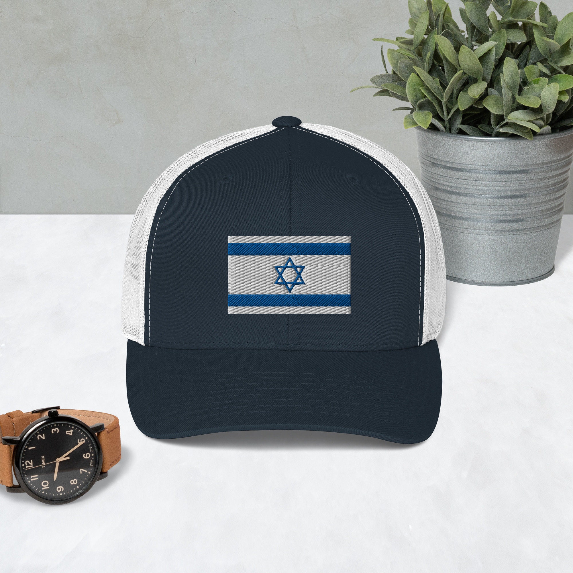 NEW SHALOM ISRAEL TOURS EMBROIDERED SOUVENIR ADJUSTABLE HATS & VISORS  LOT OF 4