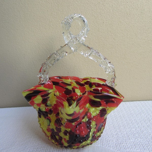 End Of Day Glass Baskets Etsy End of day glass baskets etsy