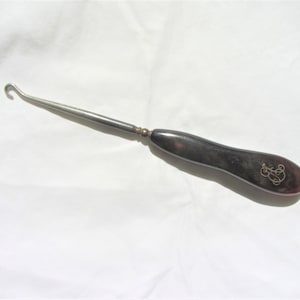 Antique Sterling Silver Handle Button Hook for Boots 