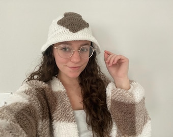 Avatar Appa crochet hat