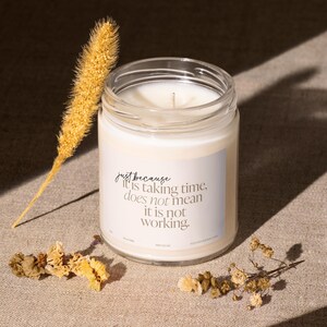 Motivational Quote Candle | Uplifting Scented Candle | Inspirational Soy Wax Candle | Positive Affirmation Gift | Empowering Candle Decor