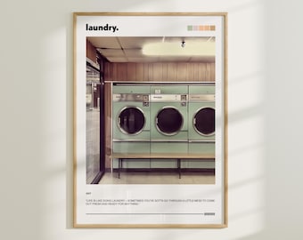 Laundry Room Art Print, Inspiring Quote (Digital Download)