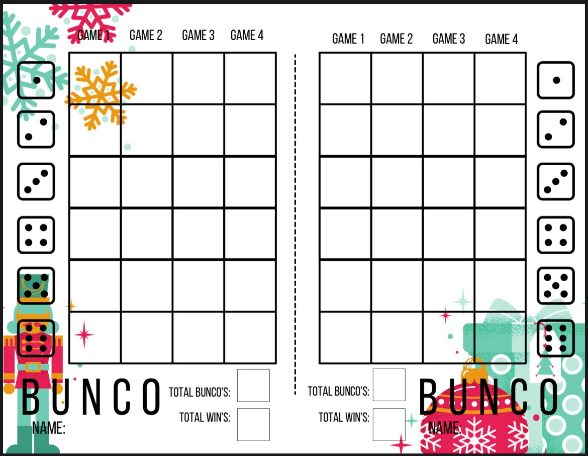 Christmas Bunco Cards Digital Download Etsy christmas-bunco-cards-digital-download-etsy