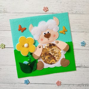 Sheep Quiet book pattern PDF & Tutorial page, Felt activity book pattern, Farm Quiet book svg, Sensory toys, Felt sewing pattern toddler