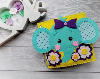 Patrón PDF para libro de actividades de fieltro con animales, patrón para libro de fieltro, plantilla para libro de tela suave para bebés, ideas para coser libros de actividades para niños pequeños