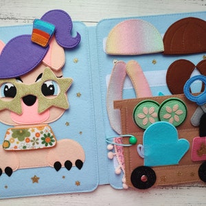Tierpflege-Salon Quiet book PDF & Nähanleitung, Filzbuch Nähanleitung, Quilt-Schnittmuster, Quiet-Book-Ideen, Sensorisches Spielzeug, Pdf Filz-Nähanleitung für Kleinkinder